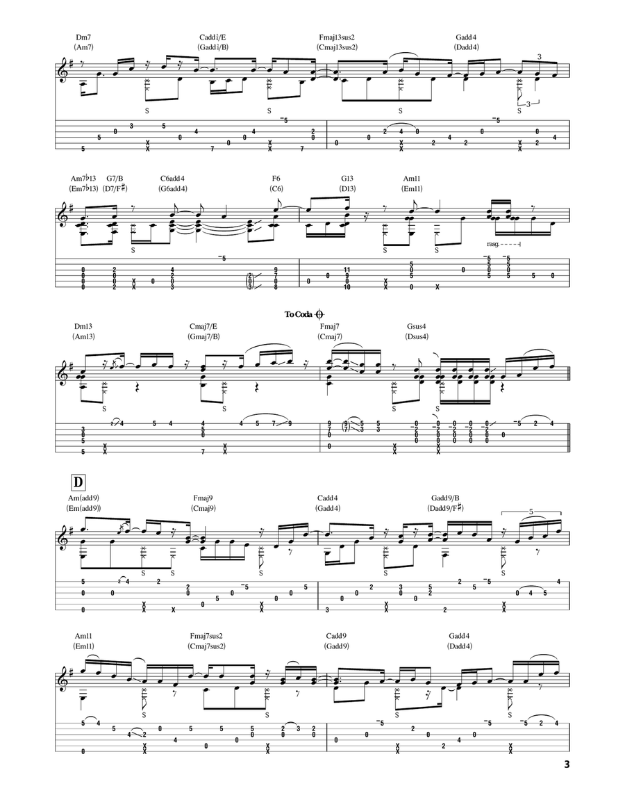 Rylynn Rylynn Acoustic Guitar scores gallery preview page 3