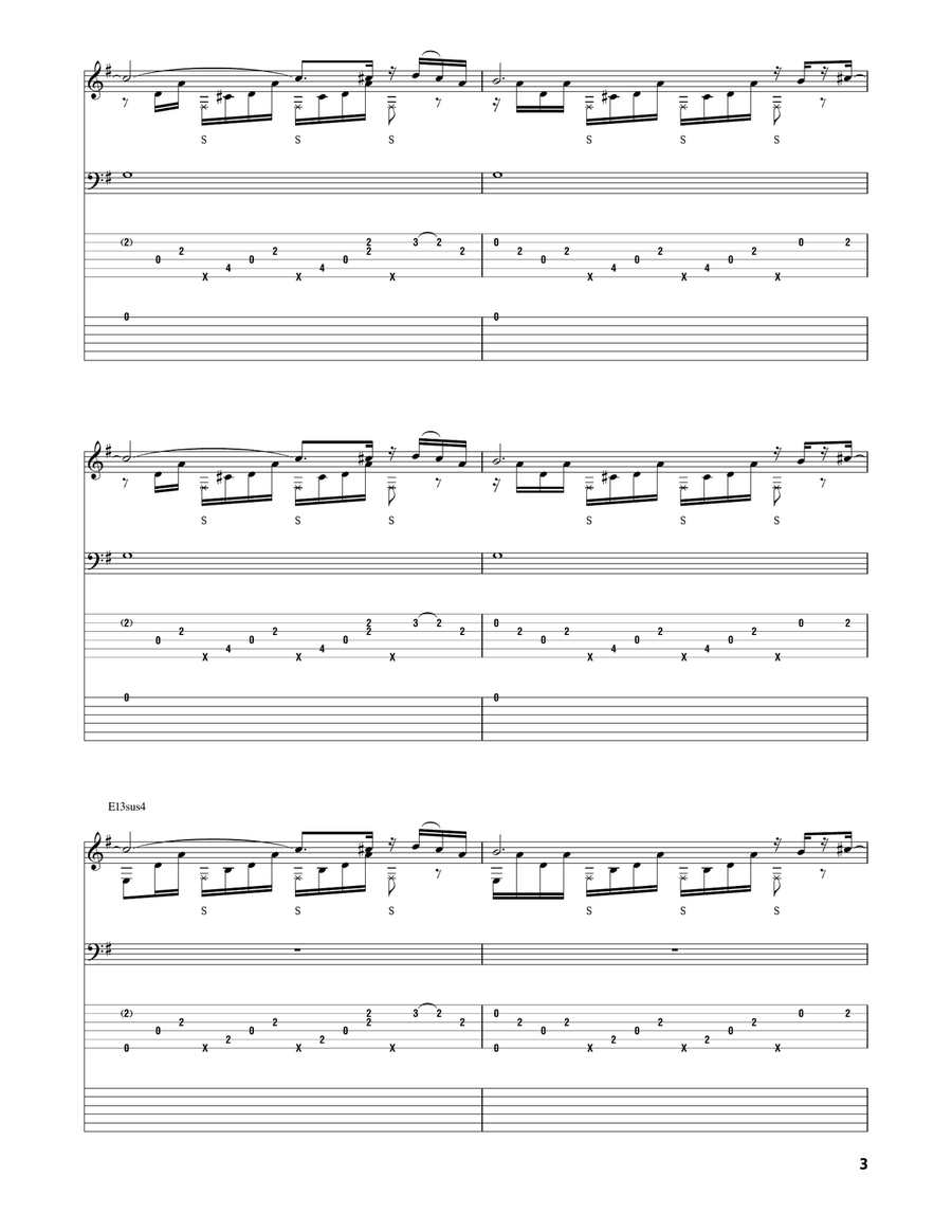 Into The Ocean Into The Ocean Acoustic Guitar scores gallery preview page 3