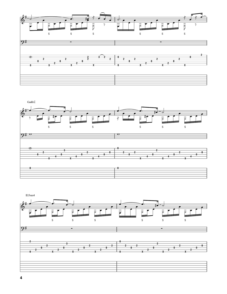 Into The Ocean Into The Ocean Acoustic Guitar scores gallery preview page 4