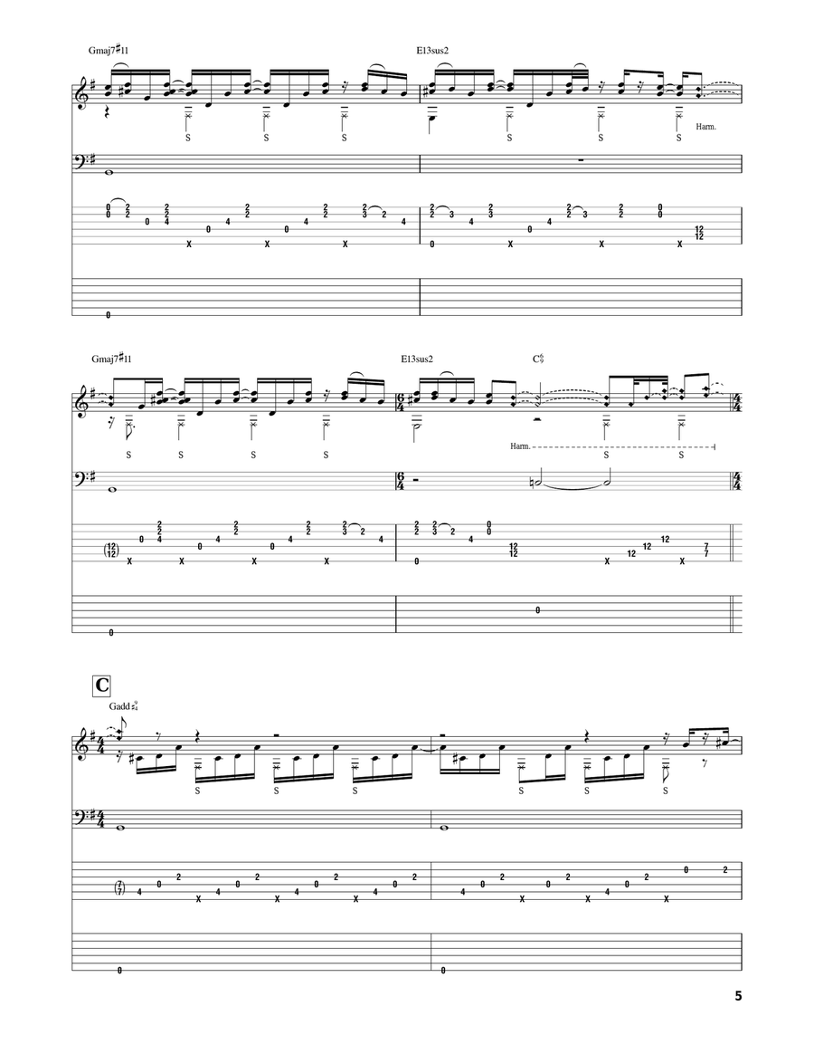 Into The Ocean Into The Ocean Acoustic Guitar scores gallery preview page 5