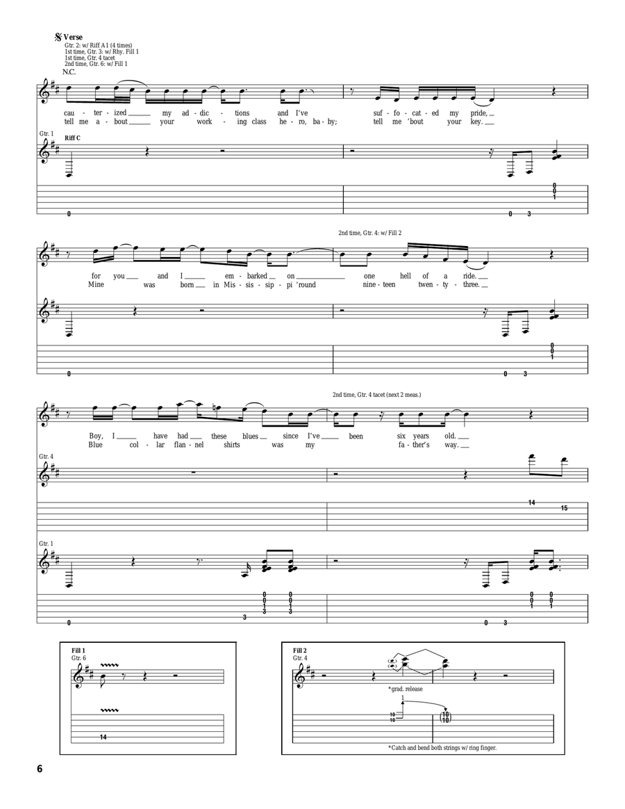 Dislocated Boy Dislocated Boy Electric Guitar scores gallery preview page 6