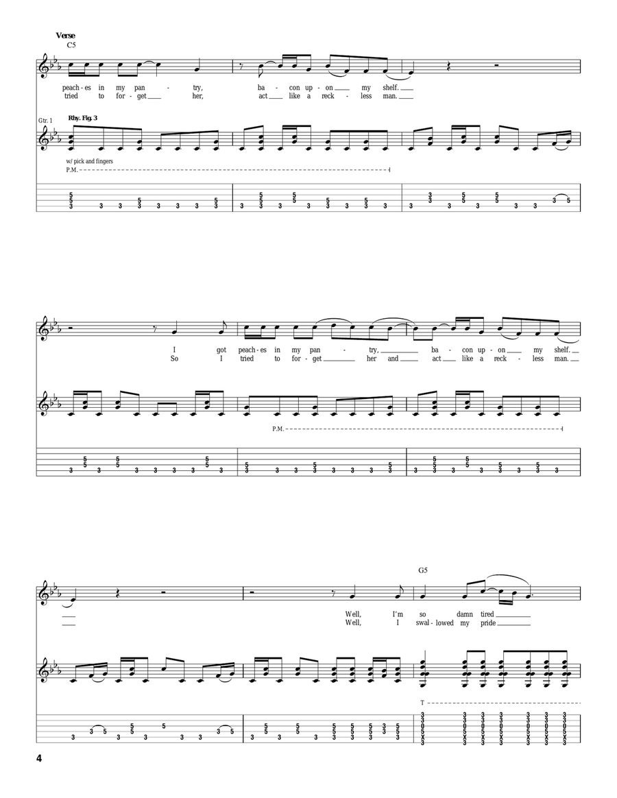 Heavenly Soul Heavenly Soul Electric Guitar scores gallery preview page 4