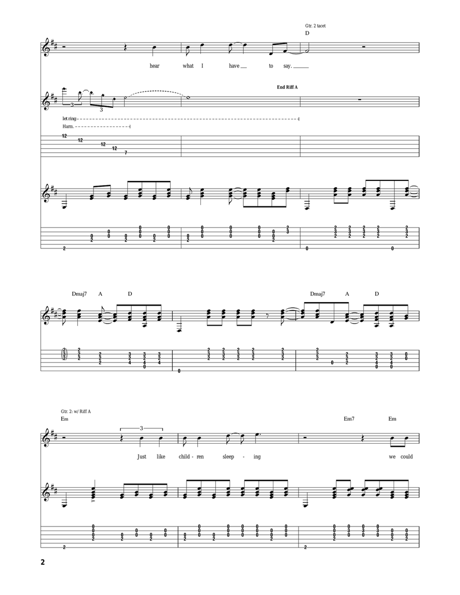 Harvest Moon Harvest Moon Acoustic Guitar scores gallery preview page 2