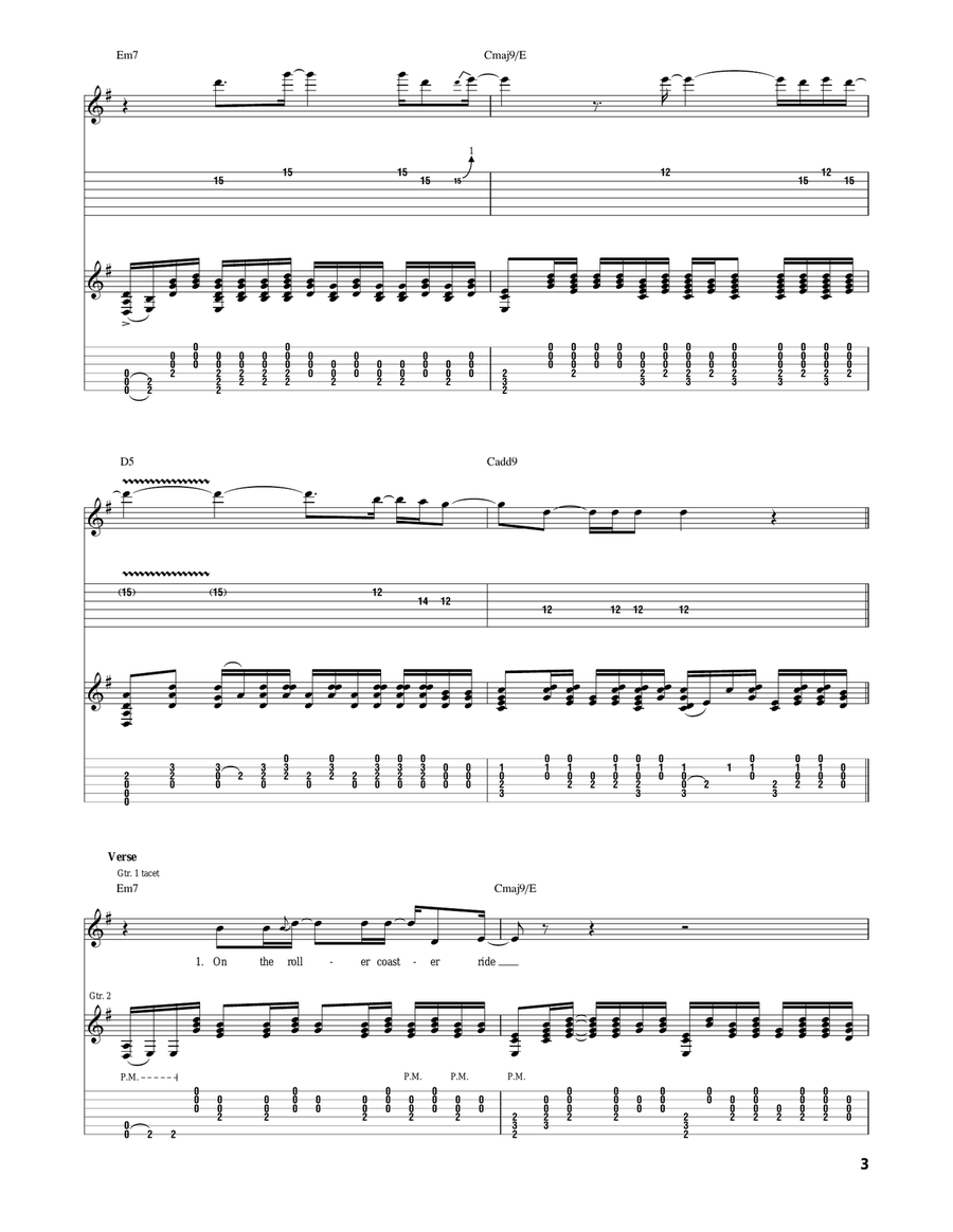 Natural Beauty Natural Beauty Acoustic Guitar scores gallery preview page 3