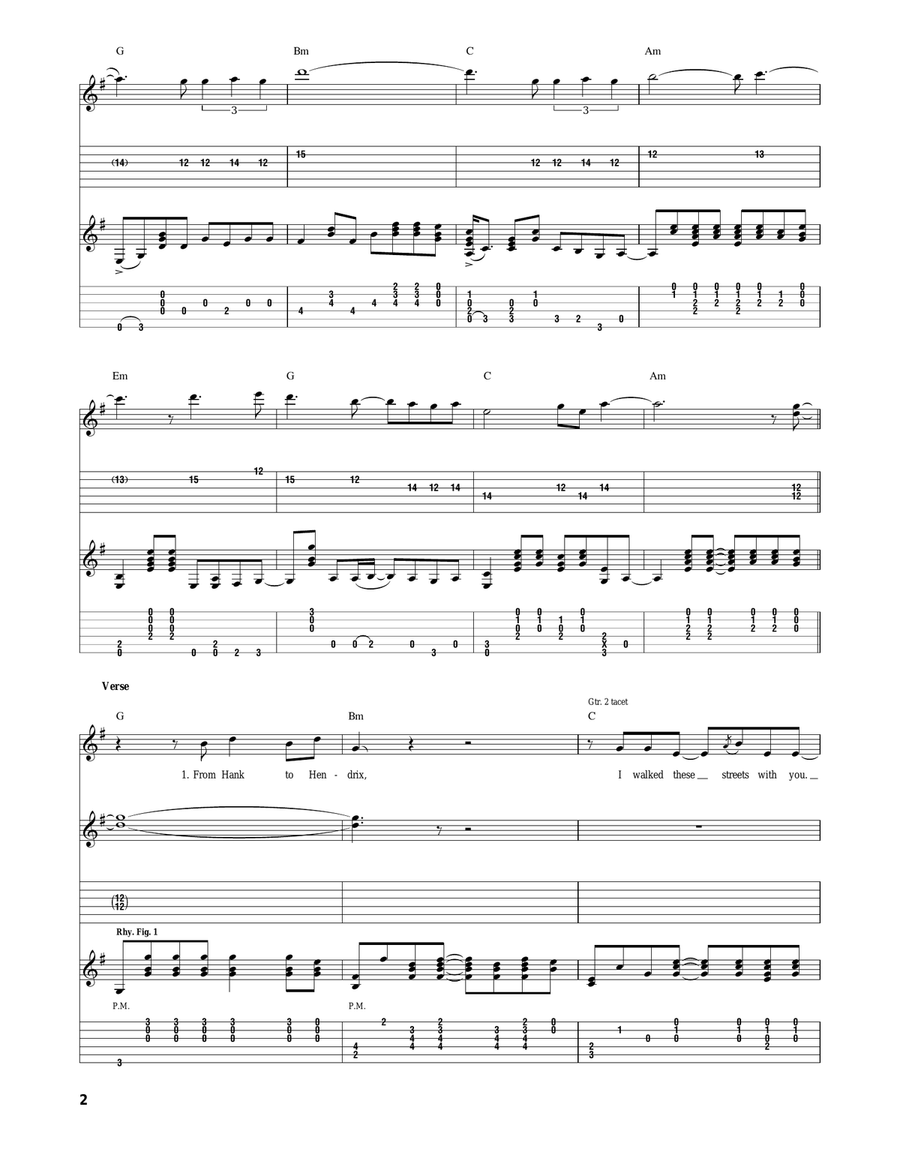 From Hank To Hendrix From Hank To Hendrix Acoustic Guitar scores gallery preview page 2