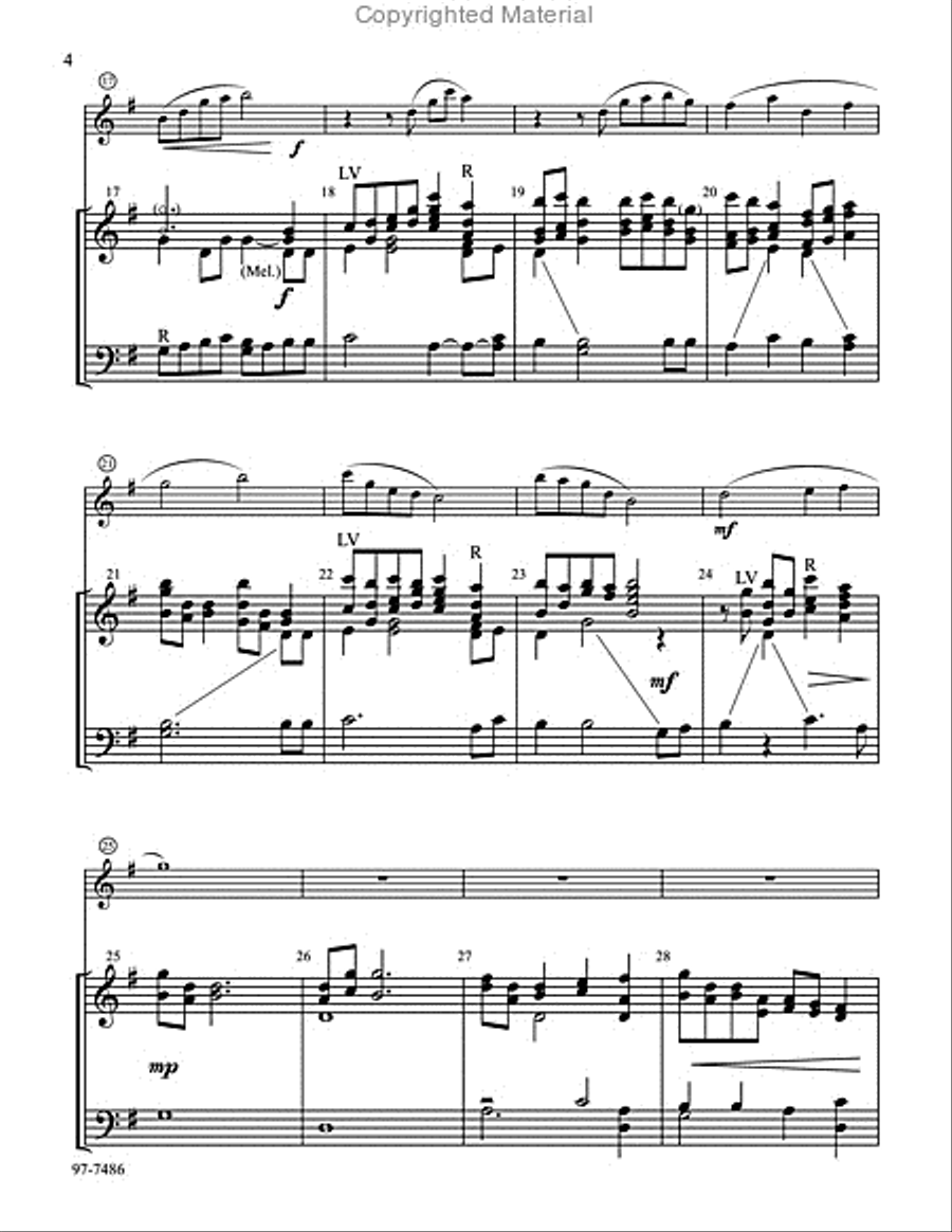 Savior, Like a Shepherd Lead Us Handbell scores gallery preview page 4