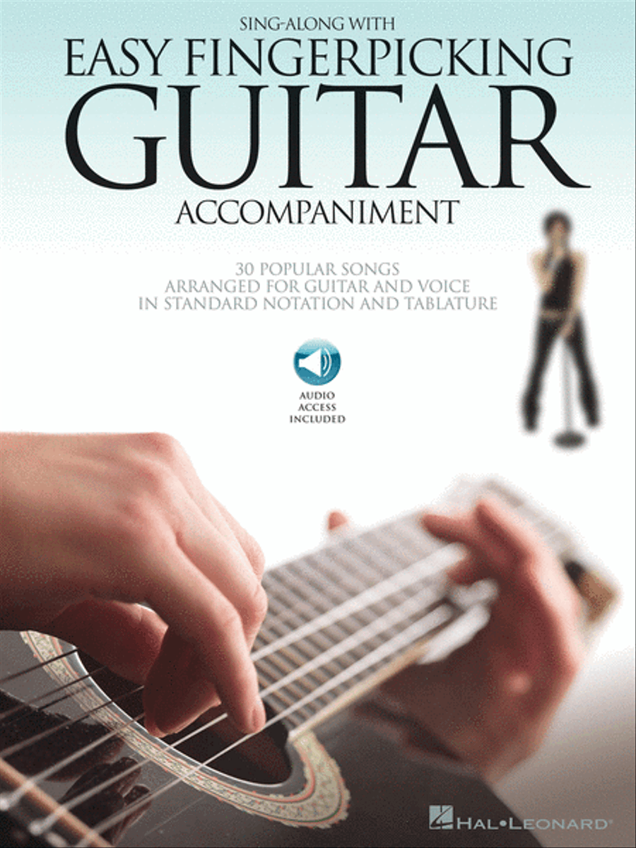 Sing Along with Easy Fingerpicking Guitar Accompaniment Electric Guitar scores gallery preview page 1