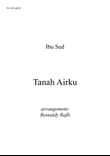 Tanah Airku (Tablature)