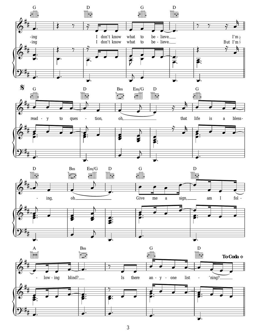 Ready To Question Ready To Question Acoustic Guitar scores gallery preview page 3