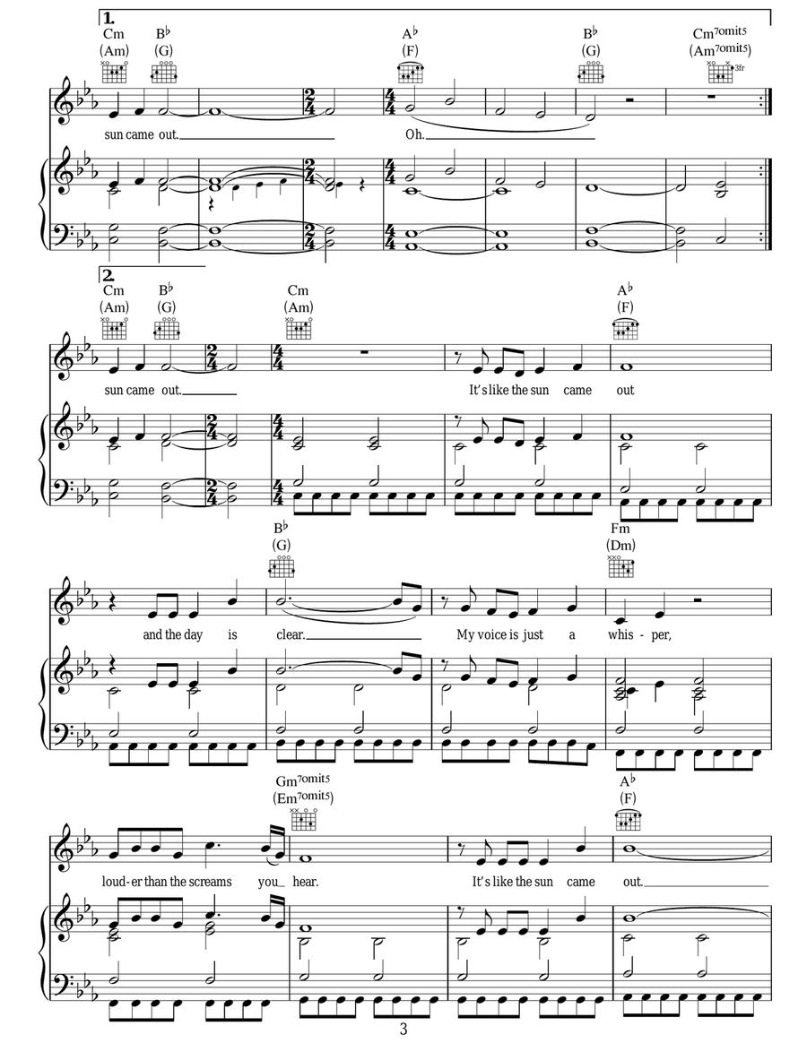 Start Of Time Start Of Time Acoustic Guitar scores gallery preview page 3