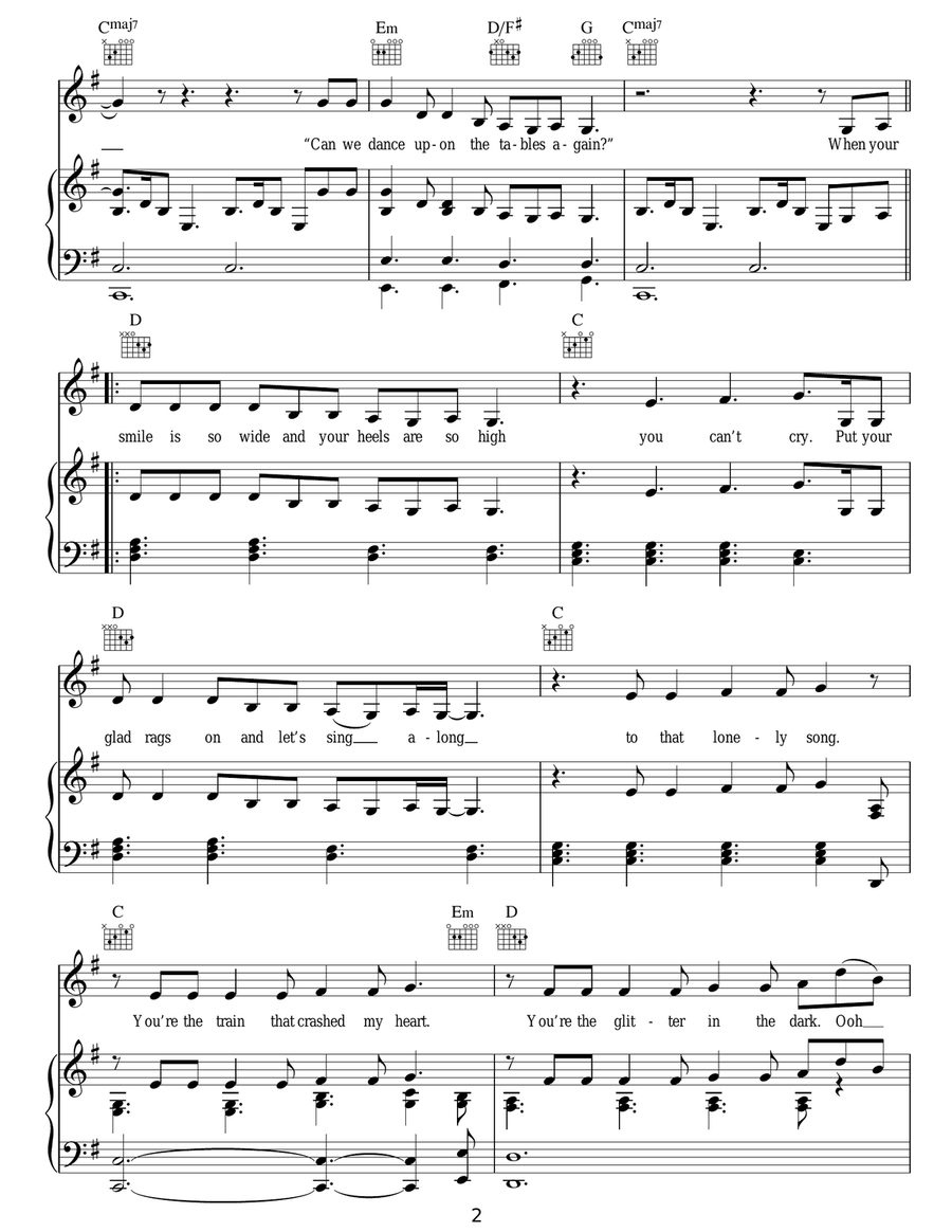 Laura Laura Guitar scores gallery preview page 2
