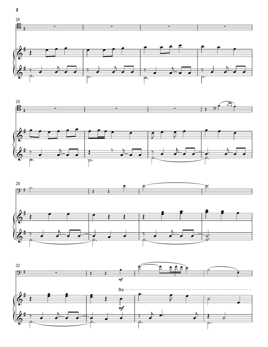Arwen's Vigil Arwen's Vigil Piano Solo scores gallery preview page 2