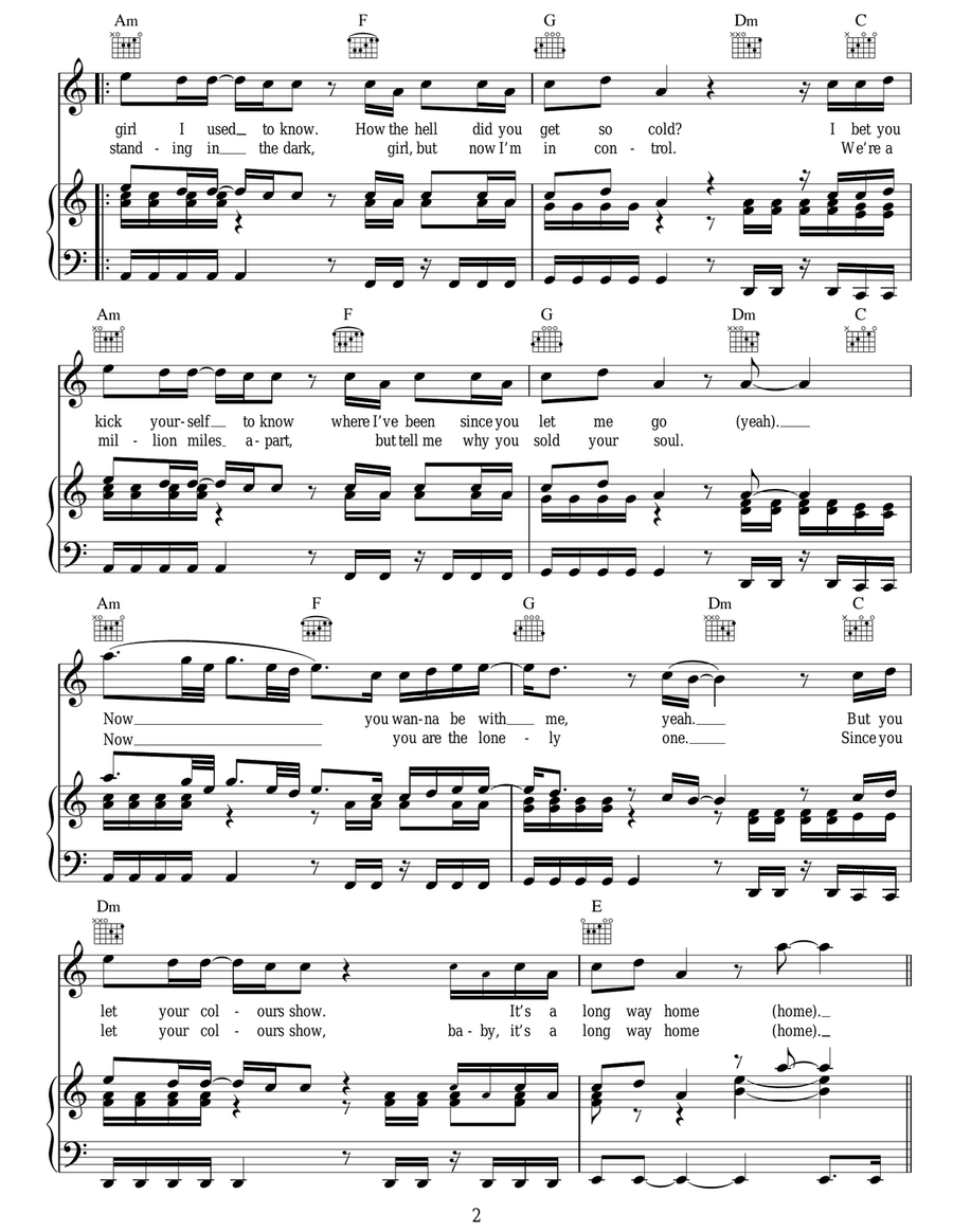 Brokenhearted Brokenhearted Acoustic Guitar scores gallery preview page 2