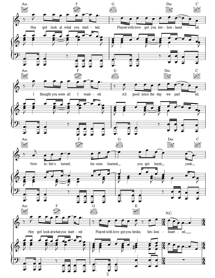 Brokenhearted Brokenhearted Acoustic Guitar scores gallery preview page 3