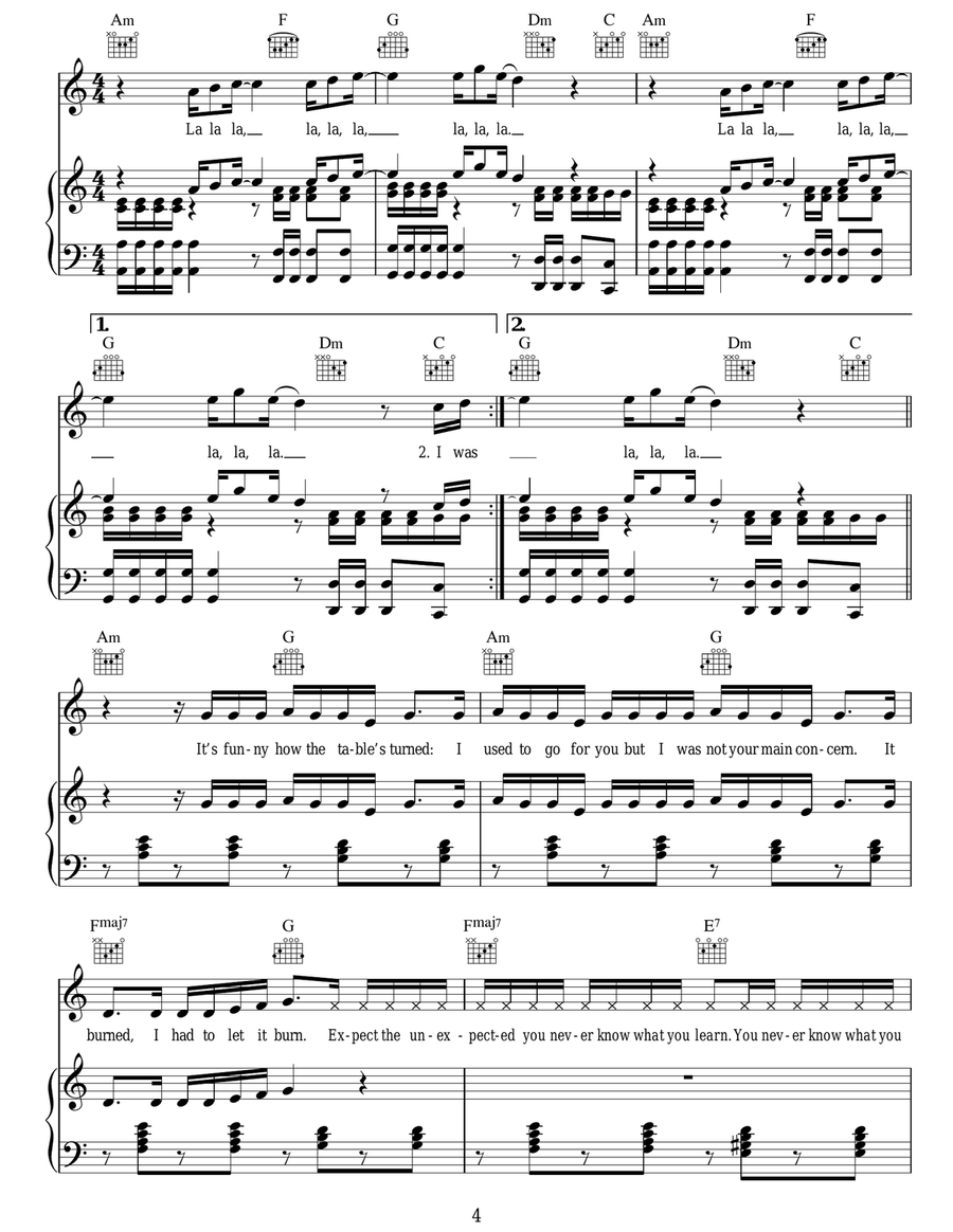 Brokenhearted Brokenhearted Acoustic Guitar scores gallery preview page 4