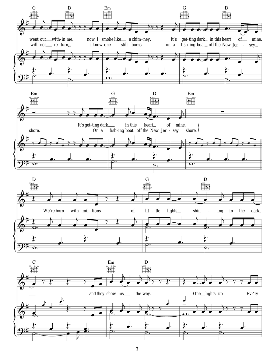 All The Little Lights All The Little Lights Acoustic Guitar scores gallery preview page 3