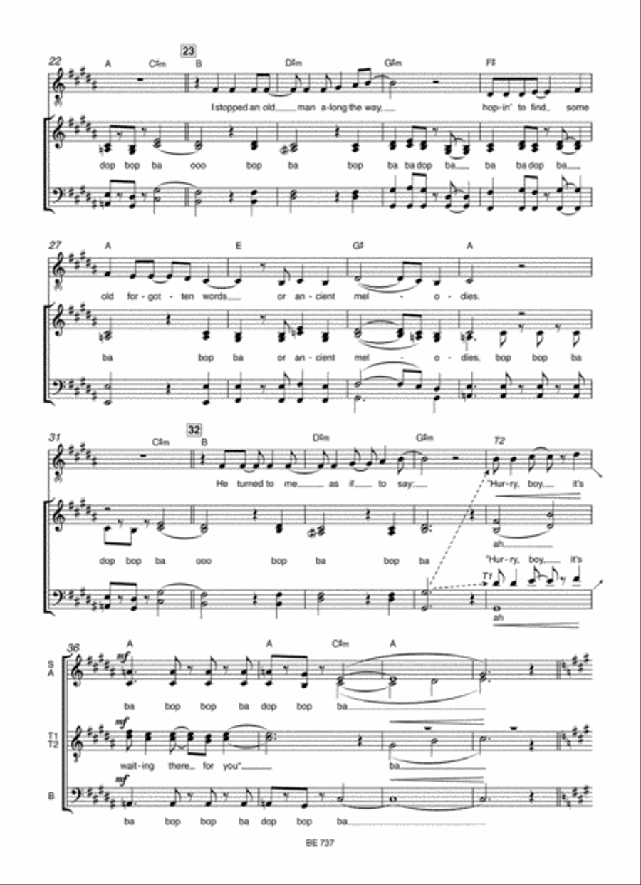 Africa 4-Part scores gallery preview page 3