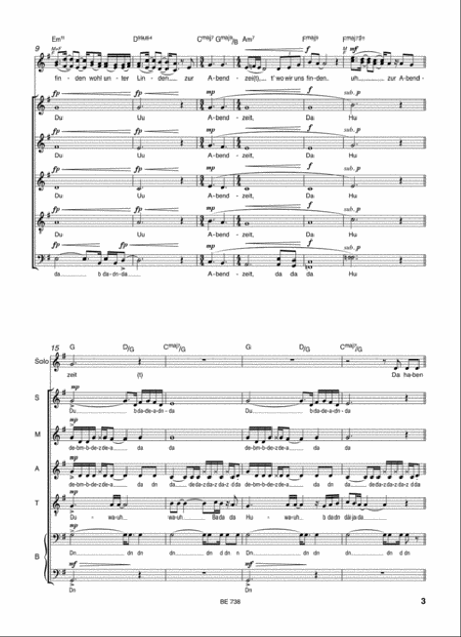 Kein schöner Land in dieser Zeit 4-Part scores gallery preview page 3
