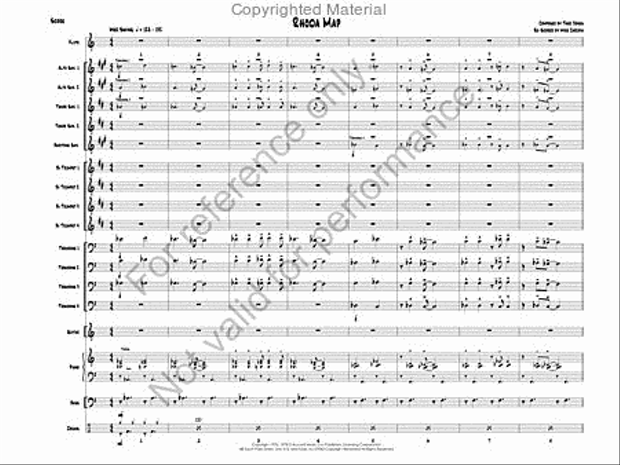 Rhoda Map Rhoda Map Jazz Ensemble scores gallery preview page 3