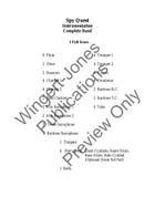 Spy Quest Concert Band scores gallery preview page 3