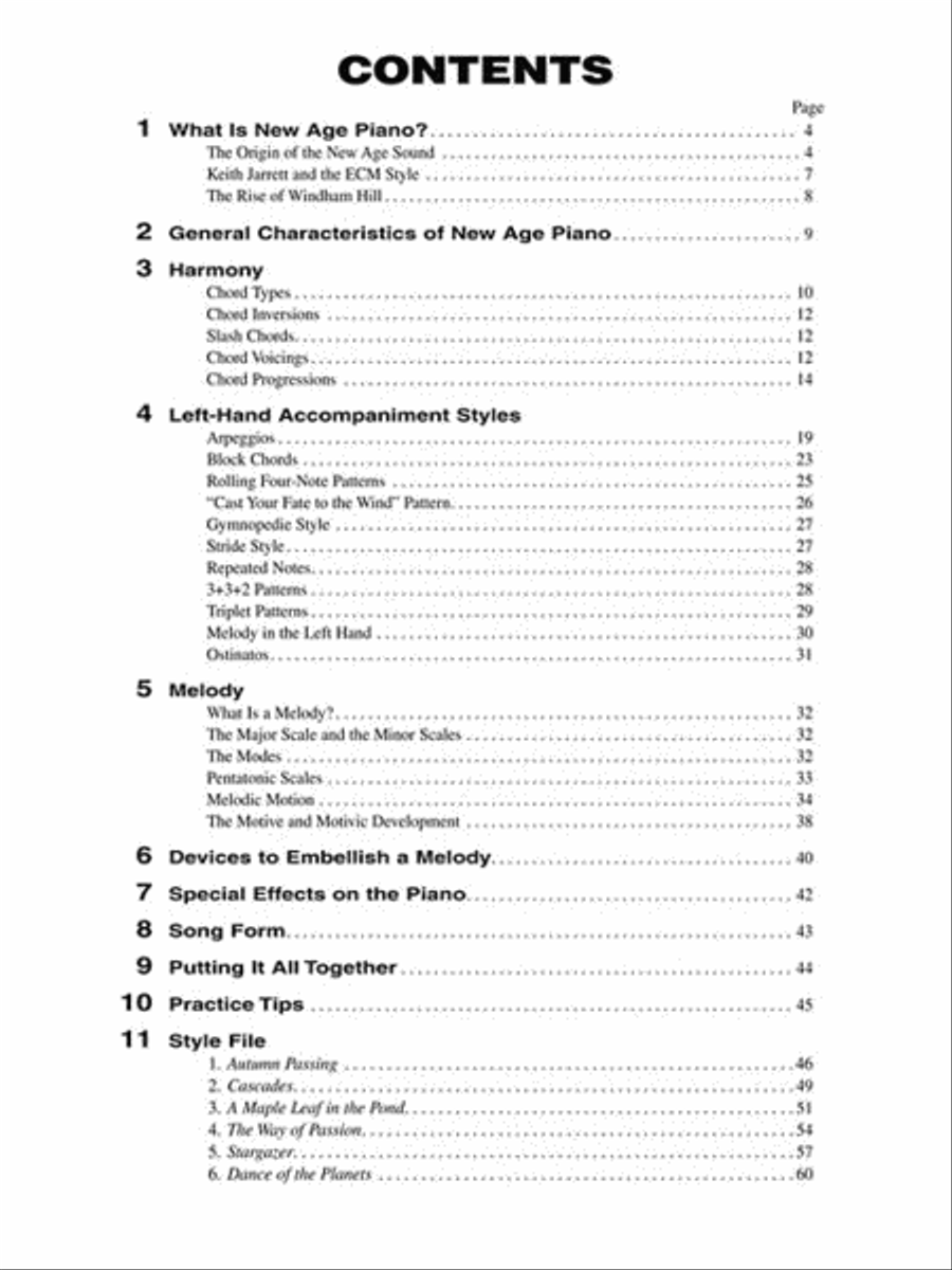 New Age Piano New Age Piano Piano Method scores gallery preview page 3