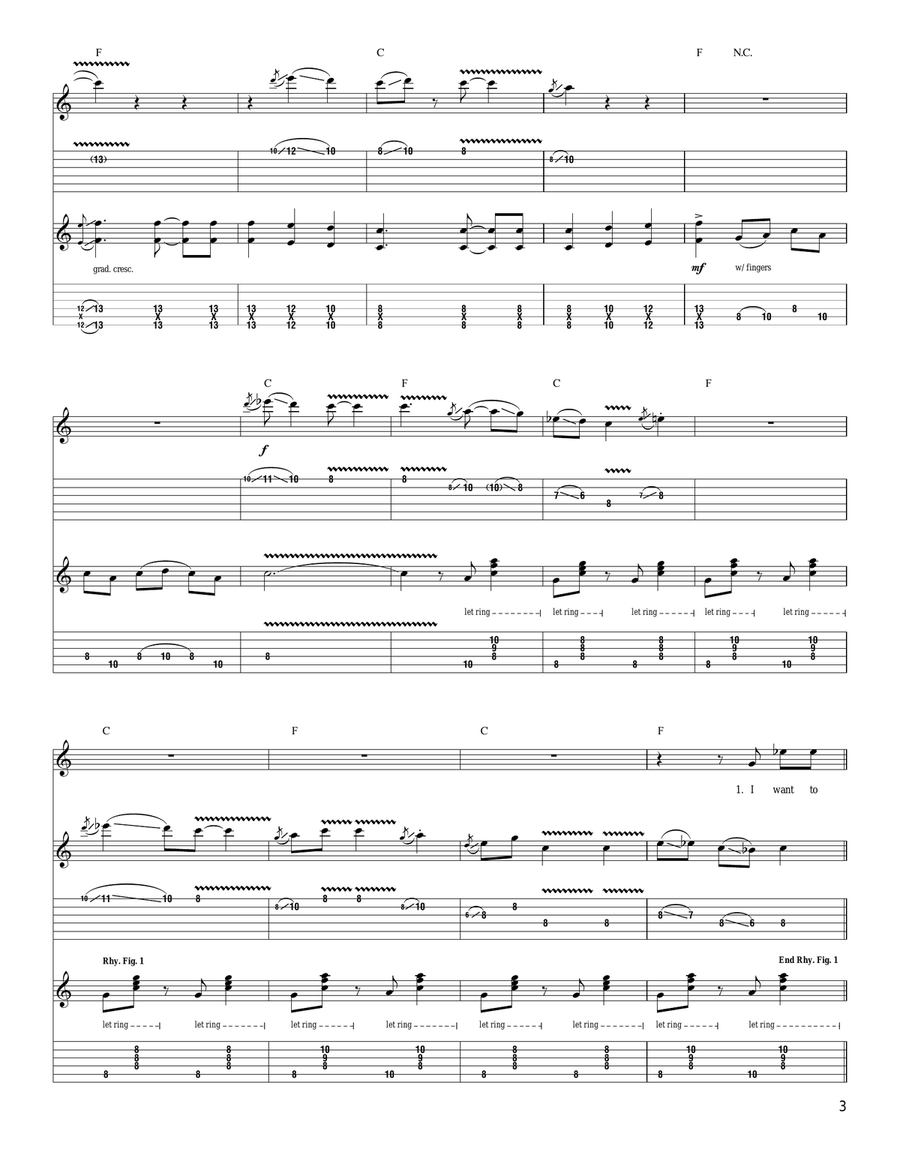 I Know I Know Acoustic Guitar scores gallery preview page 3