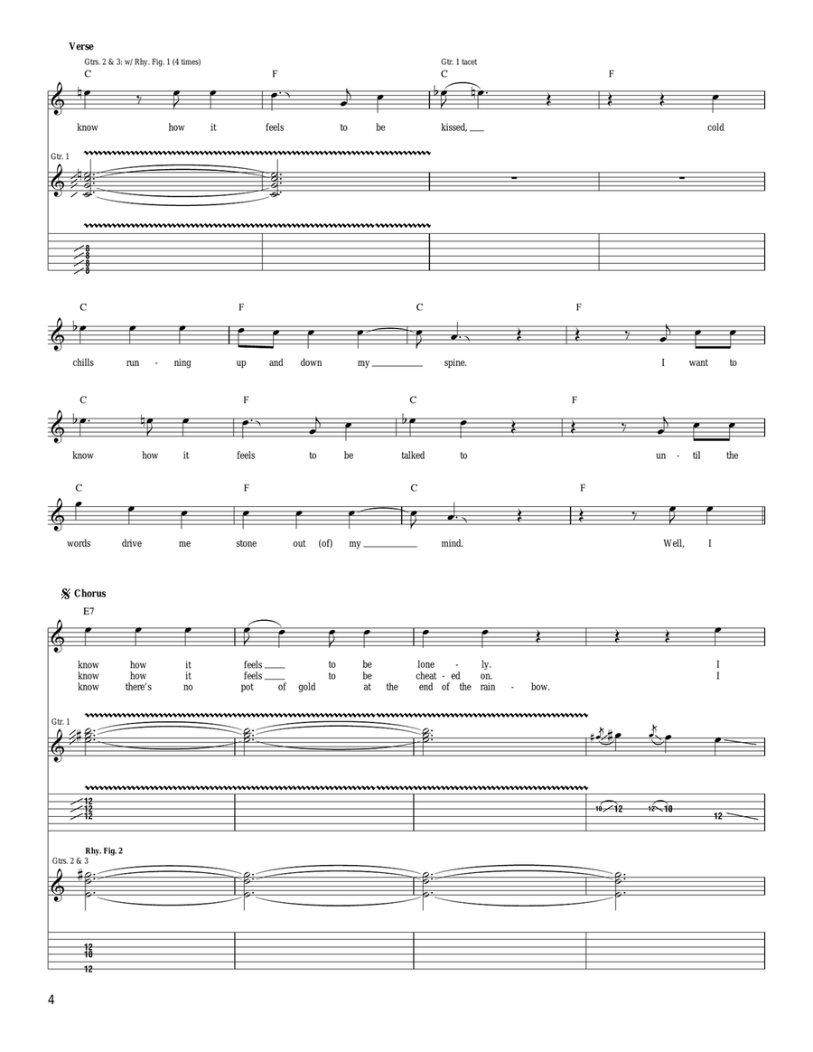 I Know I Know Acoustic Guitar scores gallery preview page 4