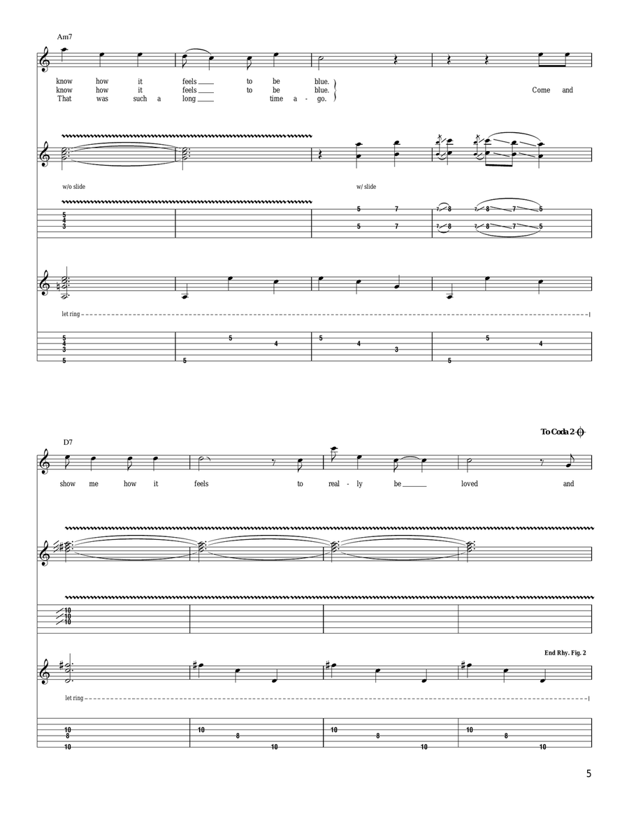 I Know I Know Acoustic Guitar scores gallery preview page 5