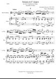 Sonata in C major
