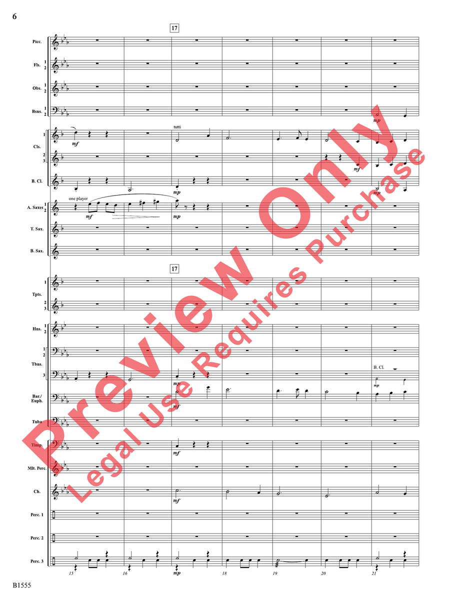 Monsters of Myth Monsters of Myth Concert Band scores gallery preview page 7