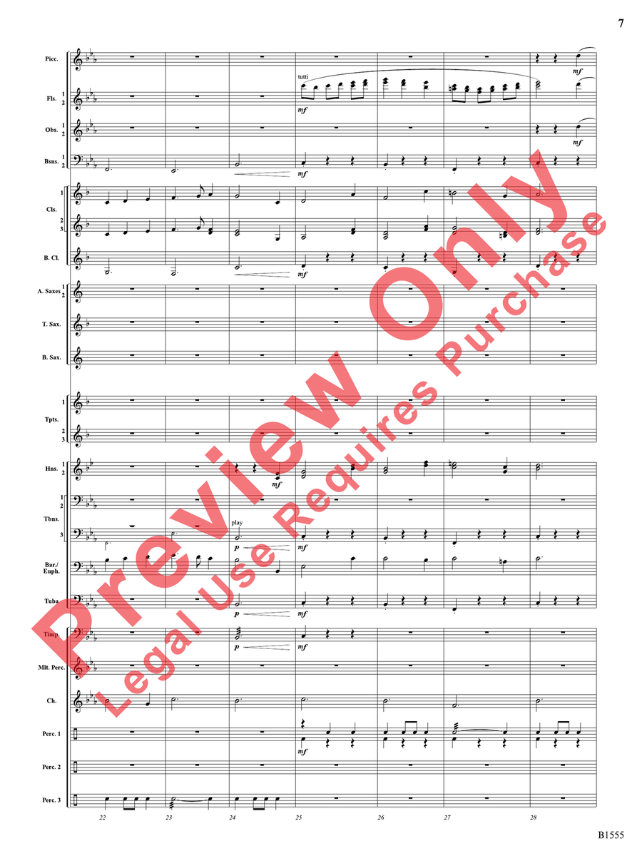 Monsters of Myth Monsters of Myth Concert Band scores gallery preview page 8