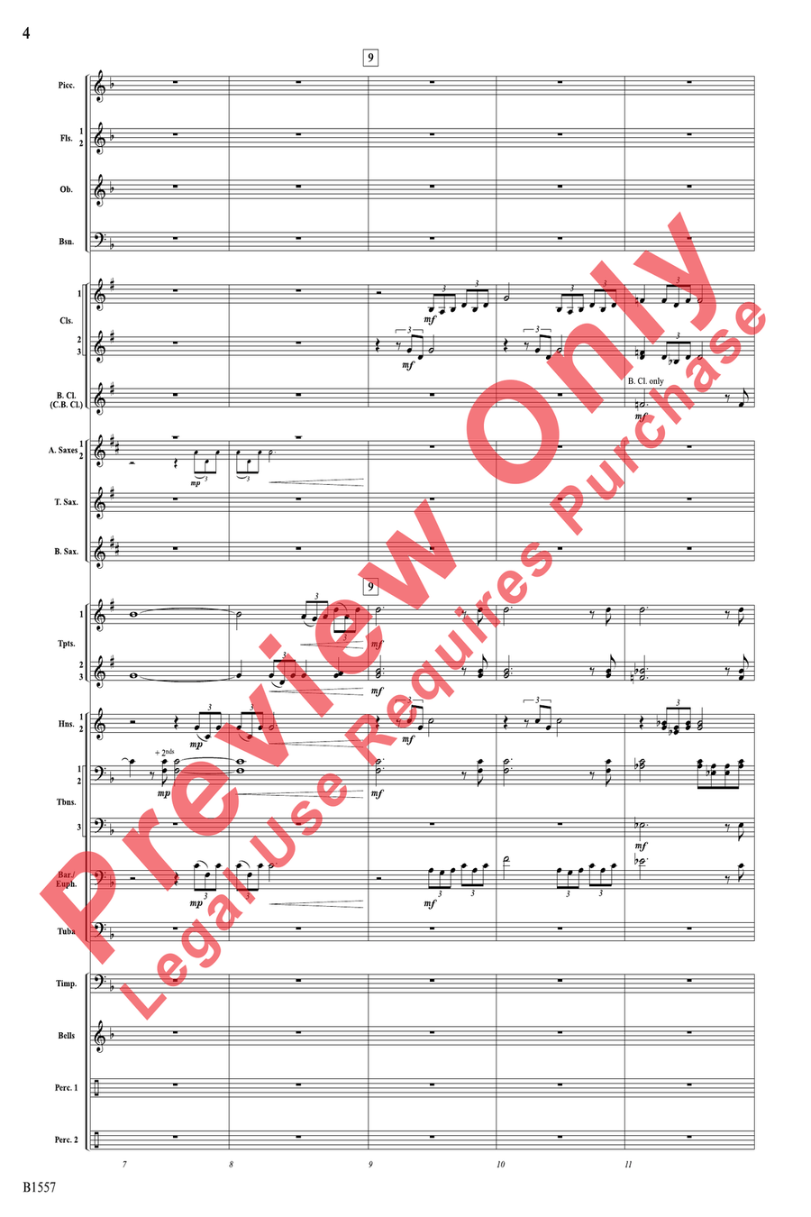 Always United, Forever Strong Concert Band scores gallery preview page 4