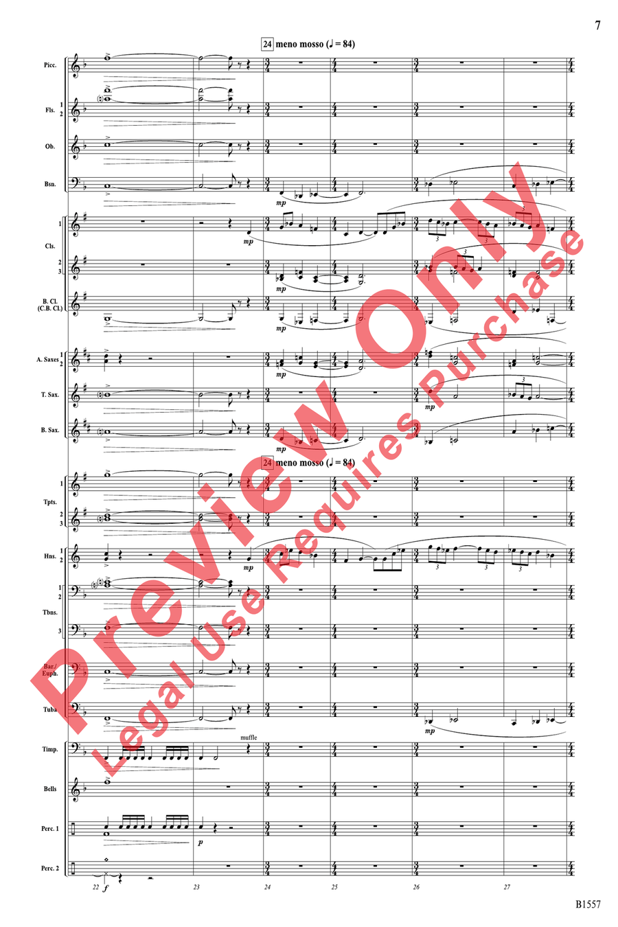 Always United, Forever Strong Concert Band scores gallery preview page 7