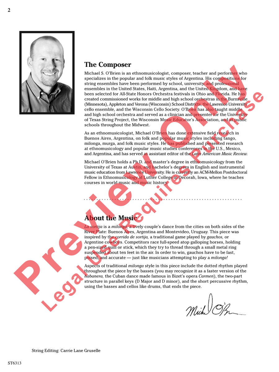 La sortija La sortija String Orchestra scores gallery preview page 3