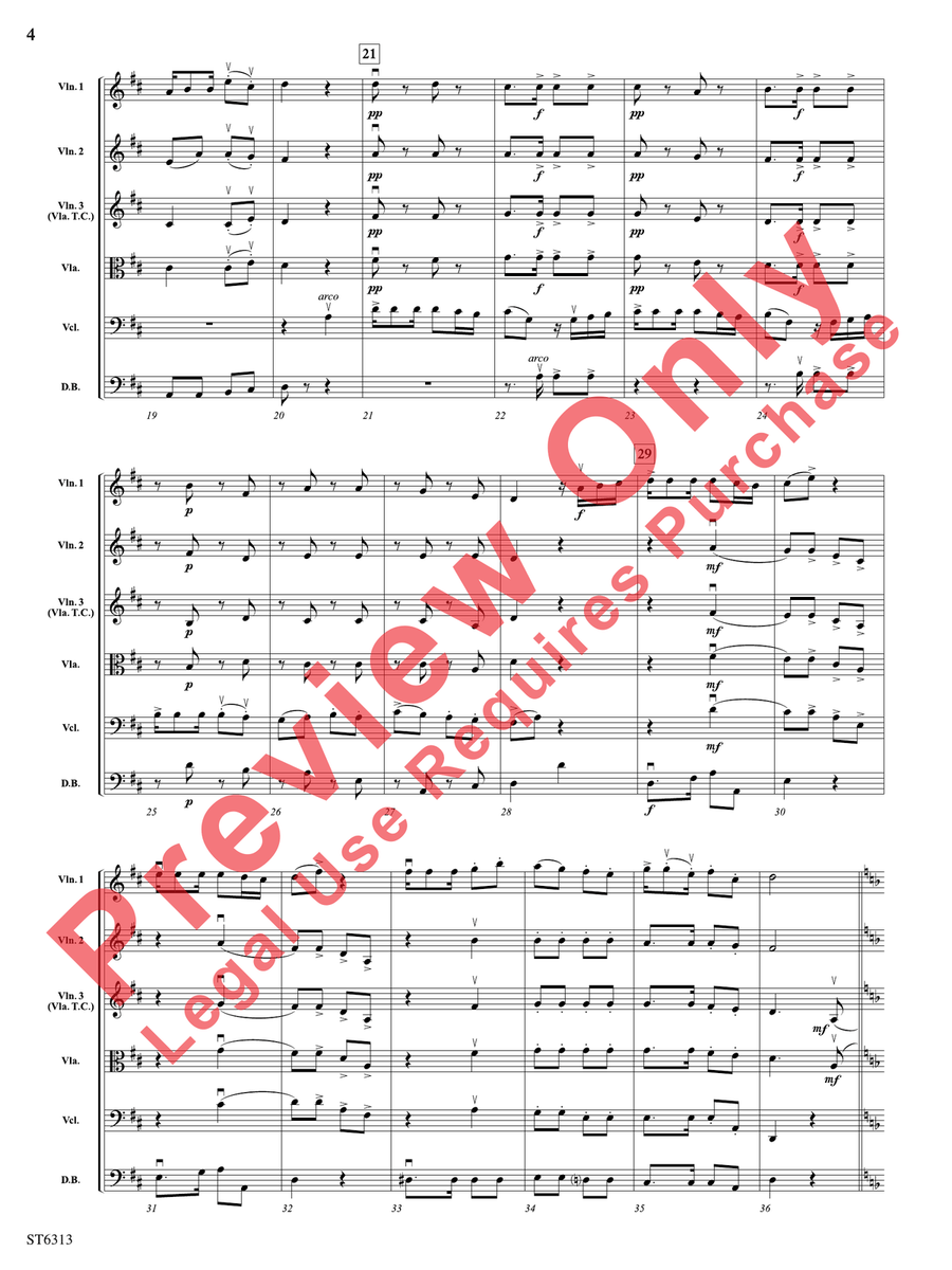 La sortija La sortija String Orchestra scores gallery preview page 5