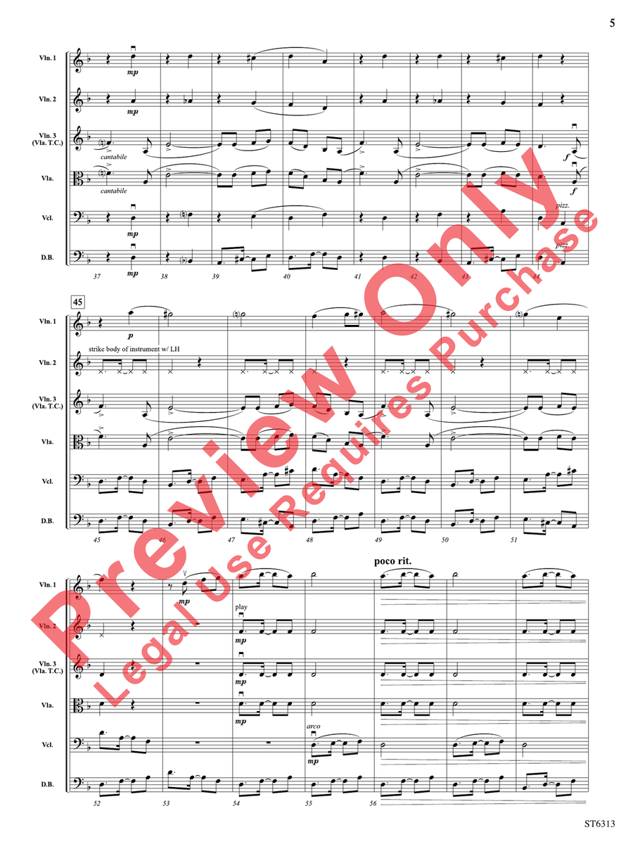 La sortija La sortija String Orchestra scores gallery preview page 6