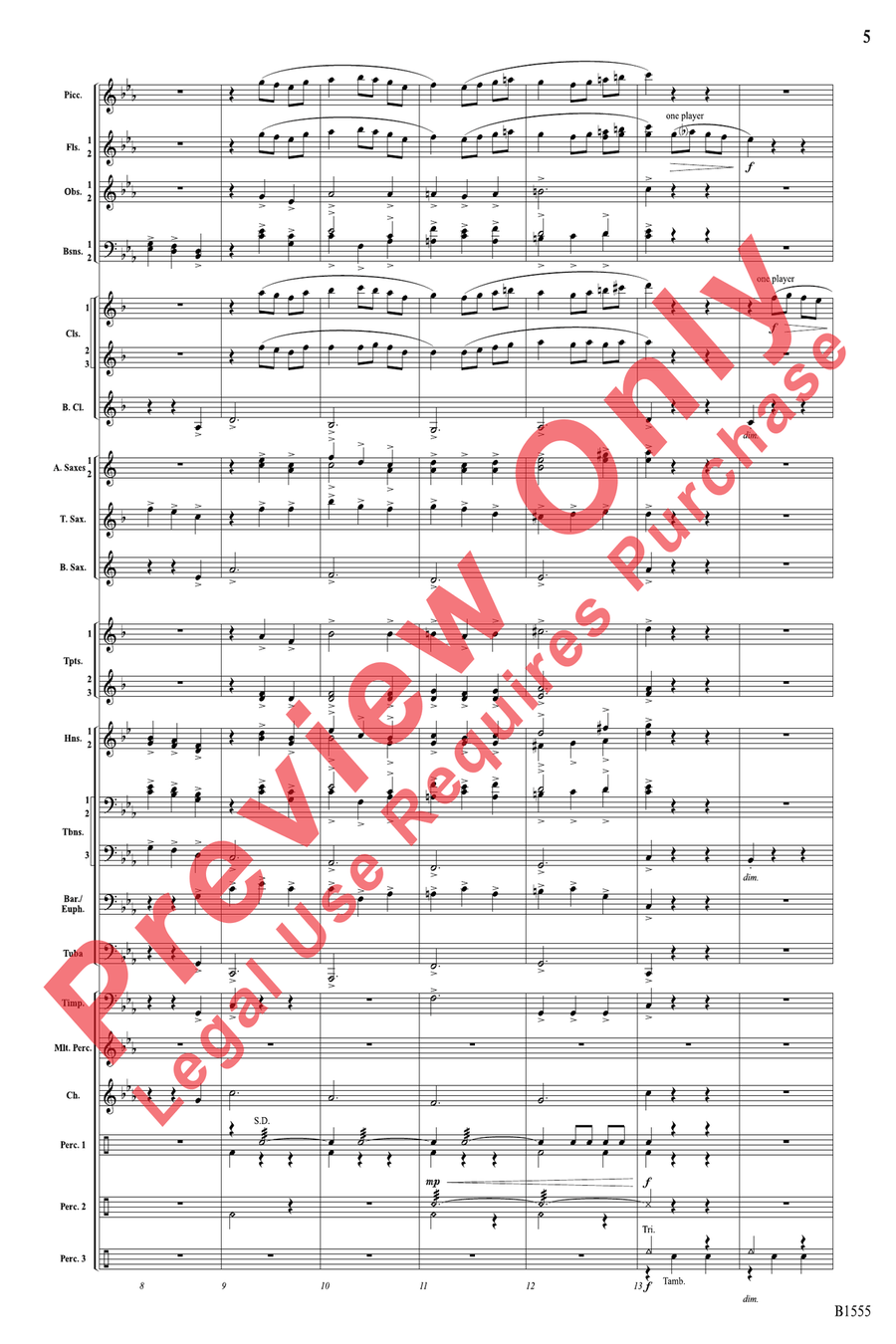 Monsters of Myth Monsters of Myth Concert Band scores gallery preview page 5