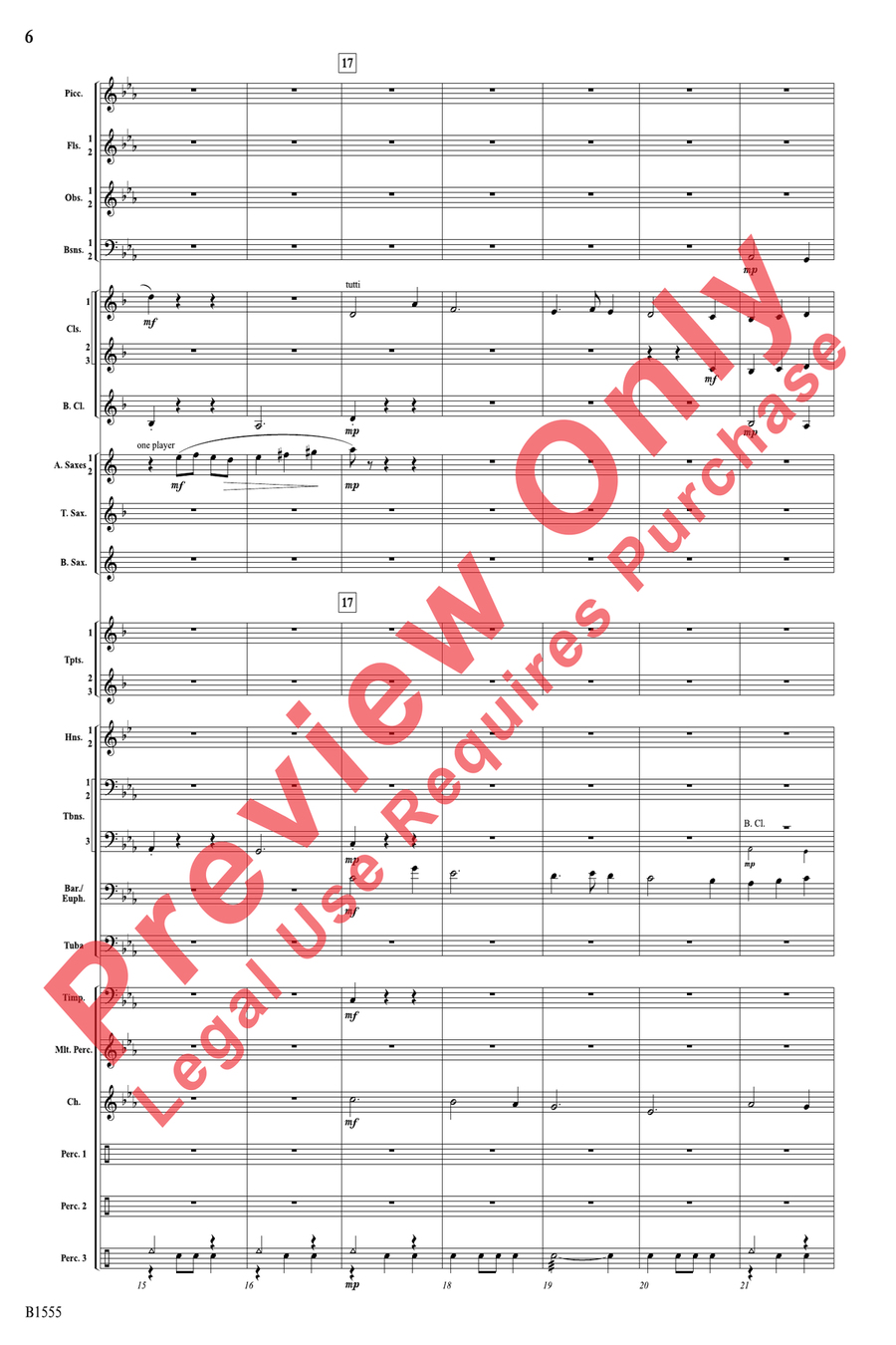 Monsters of Myth Monsters of Myth Concert Band scores gallery preview page 6