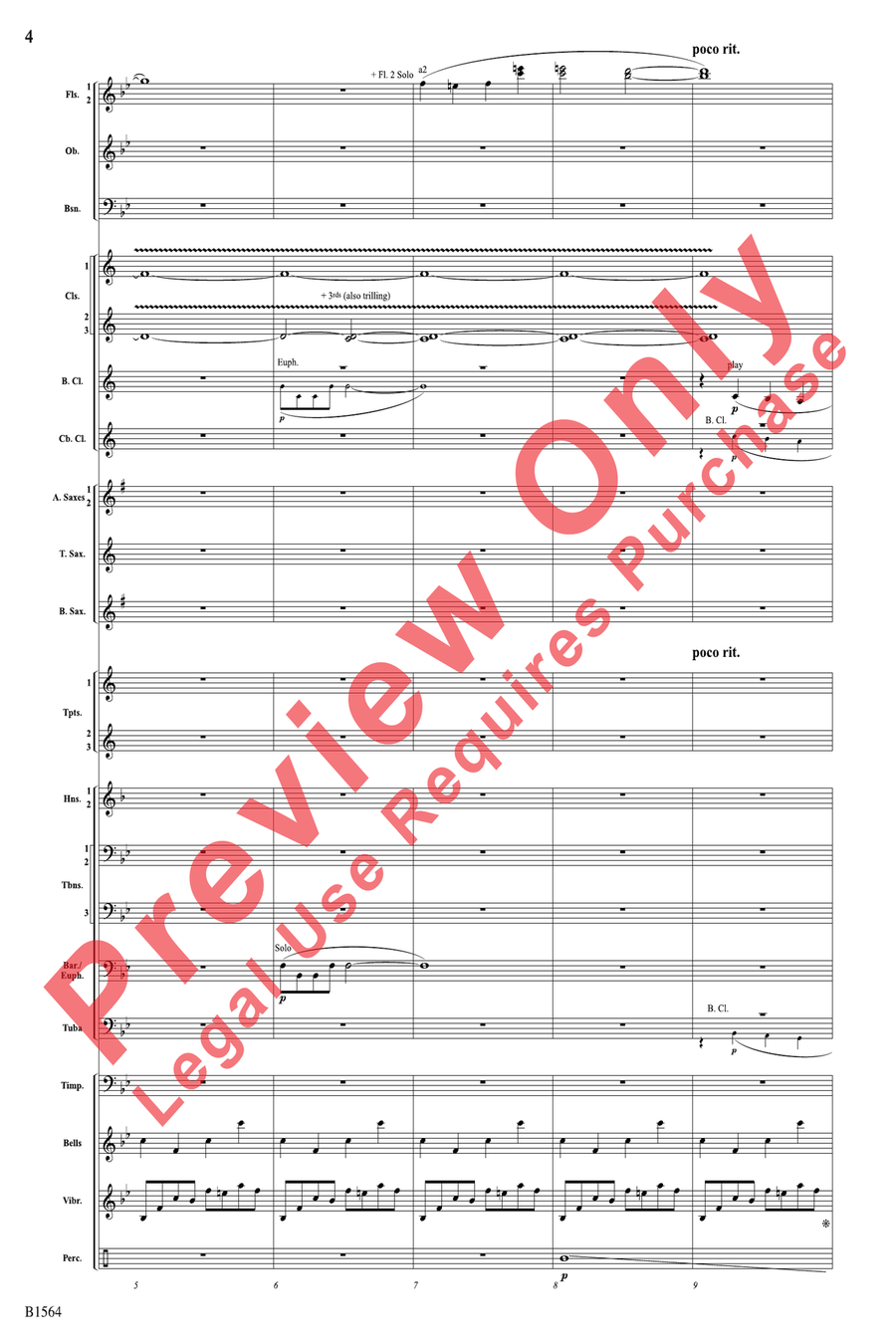 Endless Rainbows Endless Rainbows Concert Band scores gallery preview page 4