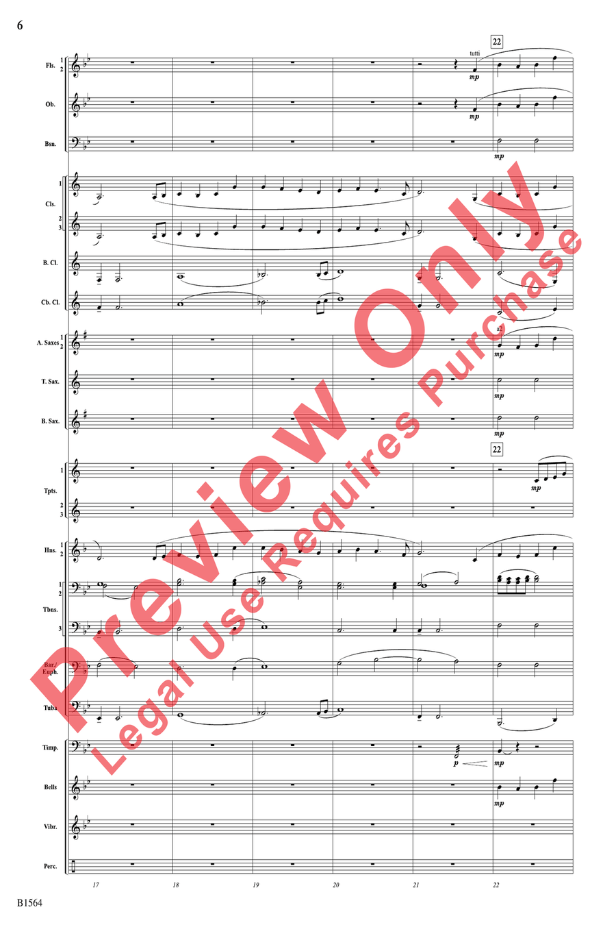 Endless Rainbows Endless Rainbows Concert Band scores gallery preview page 6