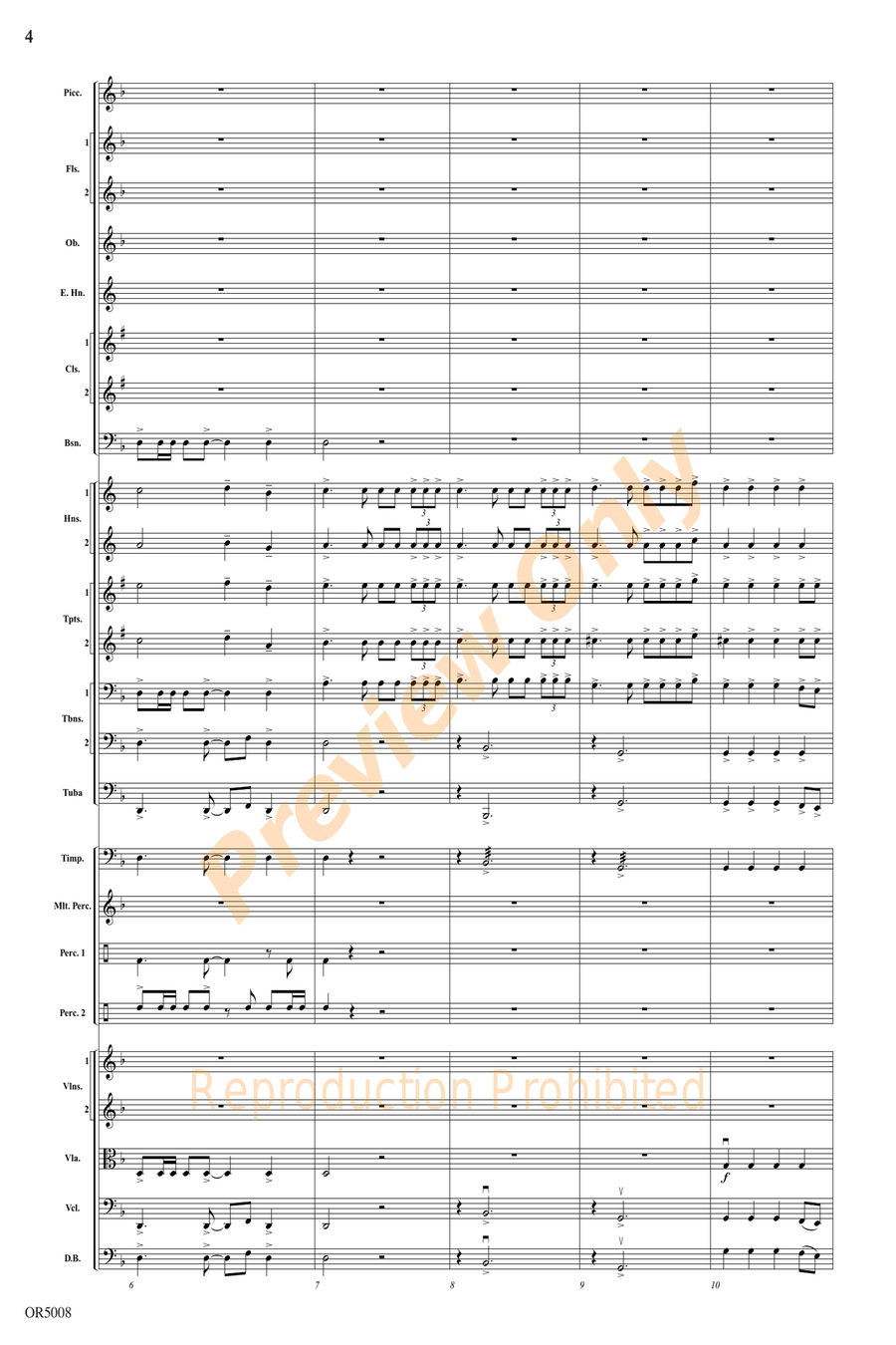 Warrior Legacy Warrior Legacy Full Orchestra scores gallery preview page 3