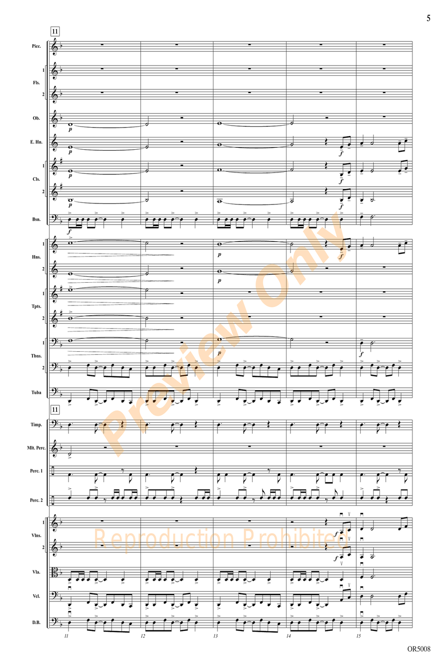 Warrior Legacy Warrior Legacy Full Orchestra scores gallery preview page 4