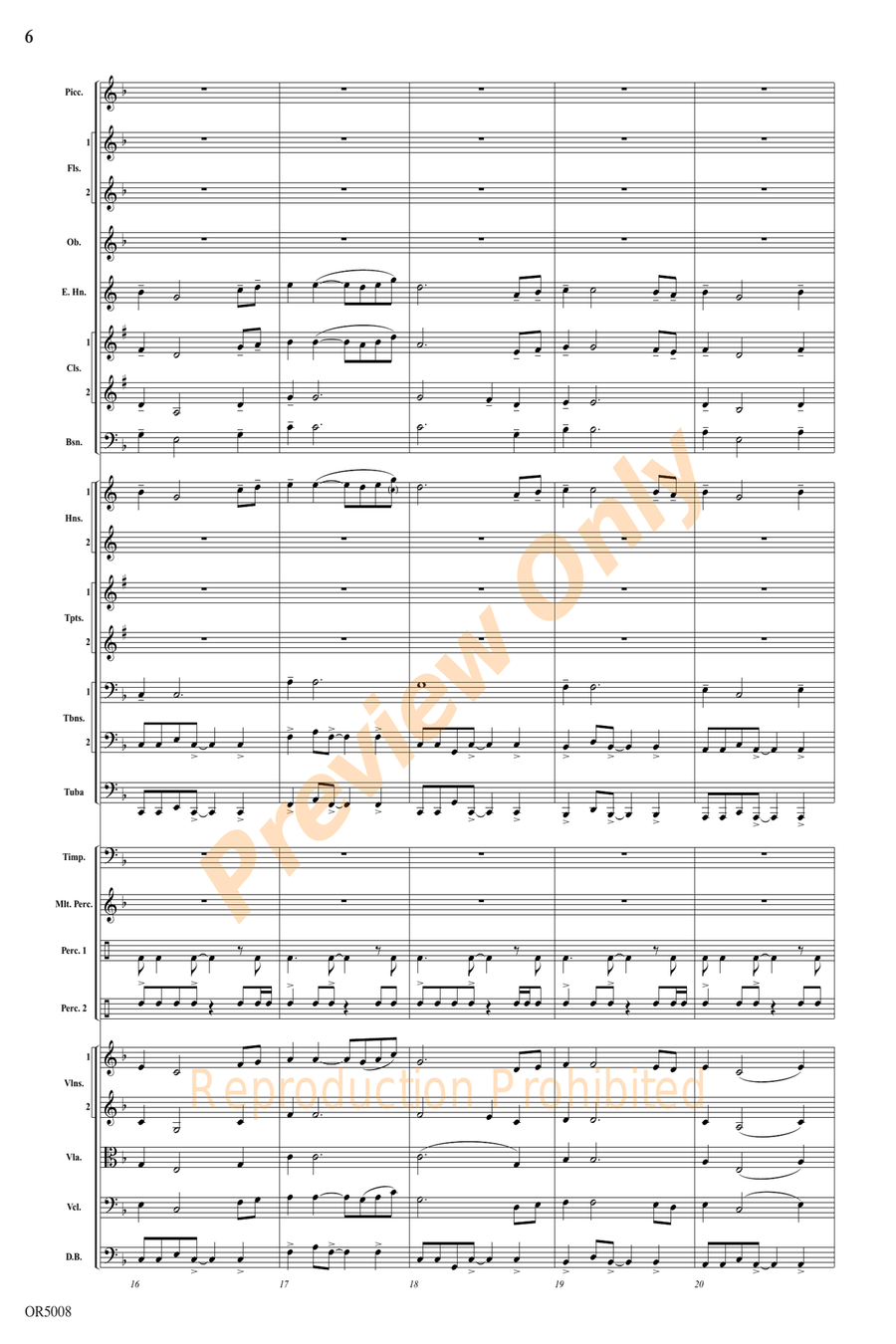 Warrior Legacy Warrior Legacy Full Orchestra scores gallery preview page 5