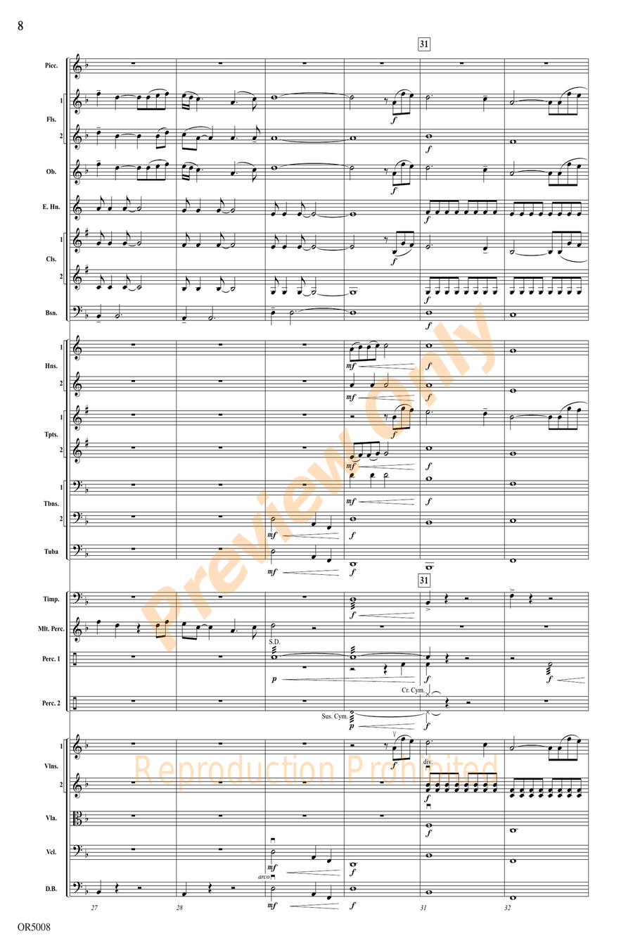 Warrior Legacy Warrior Legacy Full Orchestra scores gallery preview page 7