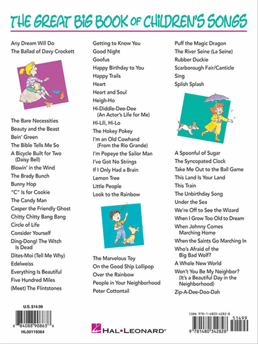 The Great Big Book of Children's Songs – 2nd Edition Easy Piano scores gallery preview page 3