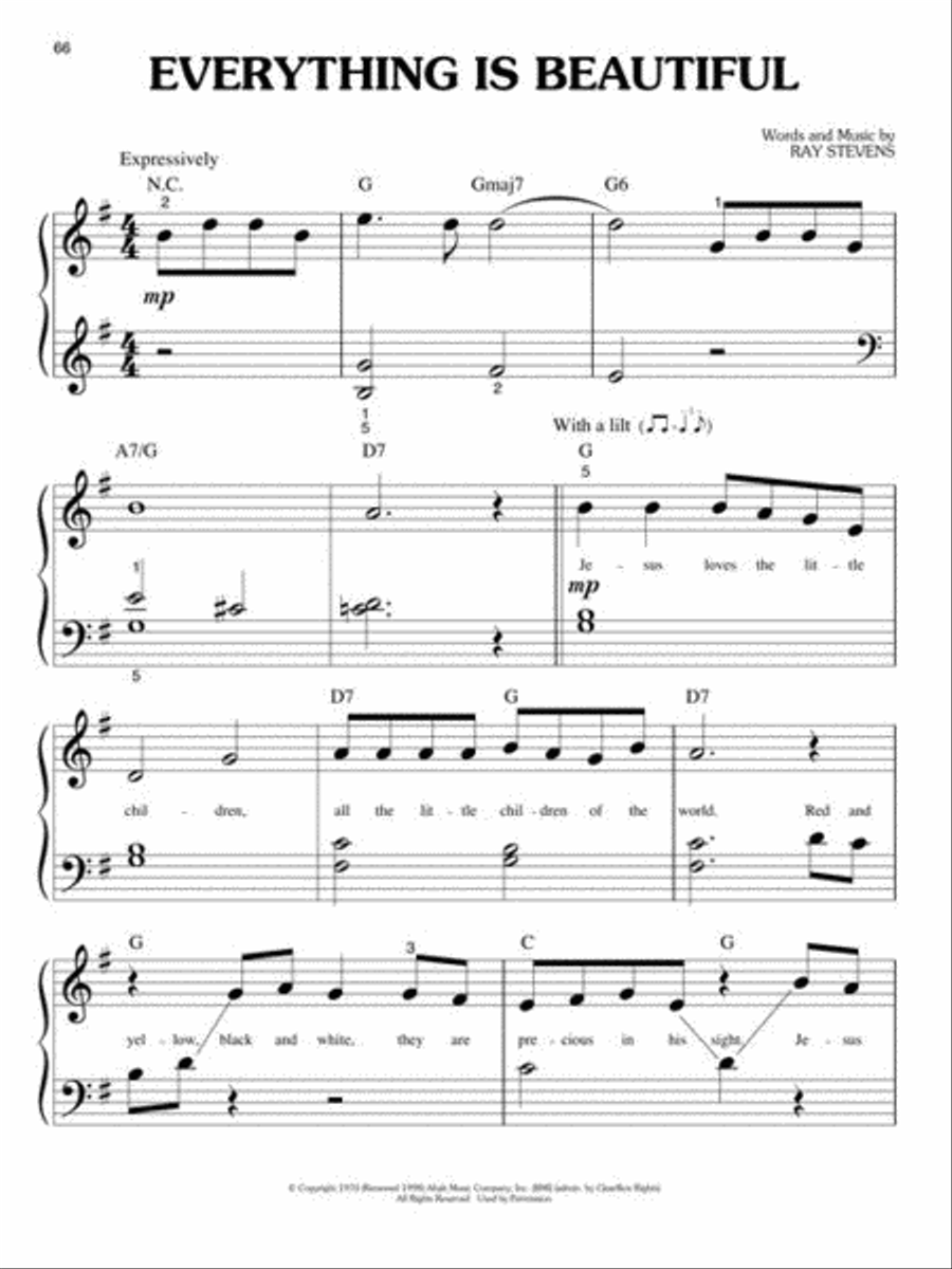 The Great Big Book of Children's Songs – 2nd Edition Easy Piano scores gallery preview page 6