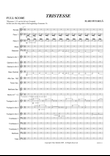 TRISTESSE for Concert Band