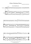 8 Easy Christmas Pieces for Trombone And Piano