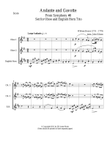 Andante and Gavotte by William Boyce for Oboe Trio