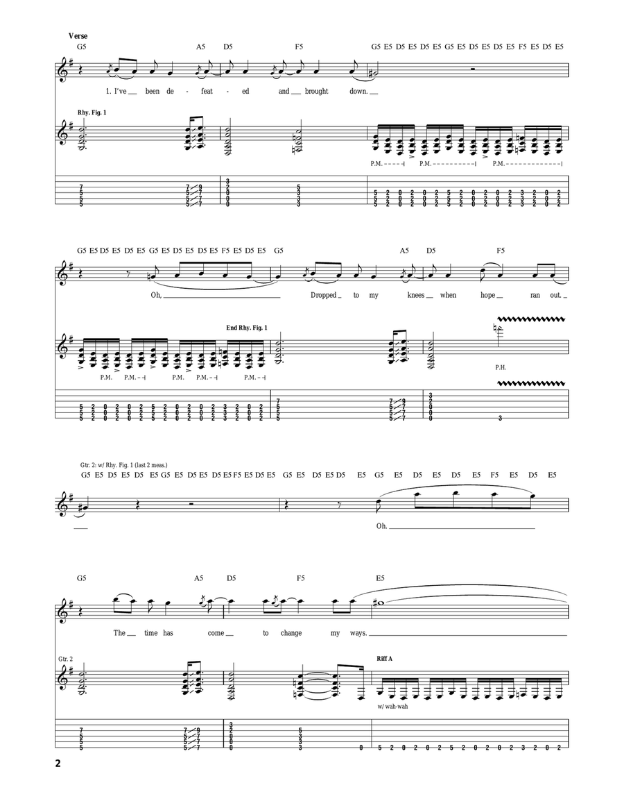 Metalingus Metalingus Acoustic Guitar scores gallery preview page 2